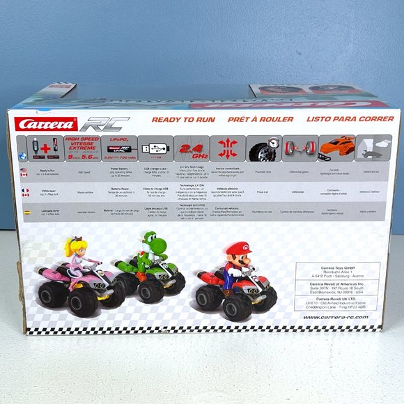 Carrera RC Nintendo Mario Kart 1:20 Scale Remote Control Toy Car QUAD 4 Wheeler - Picture 5 of 6